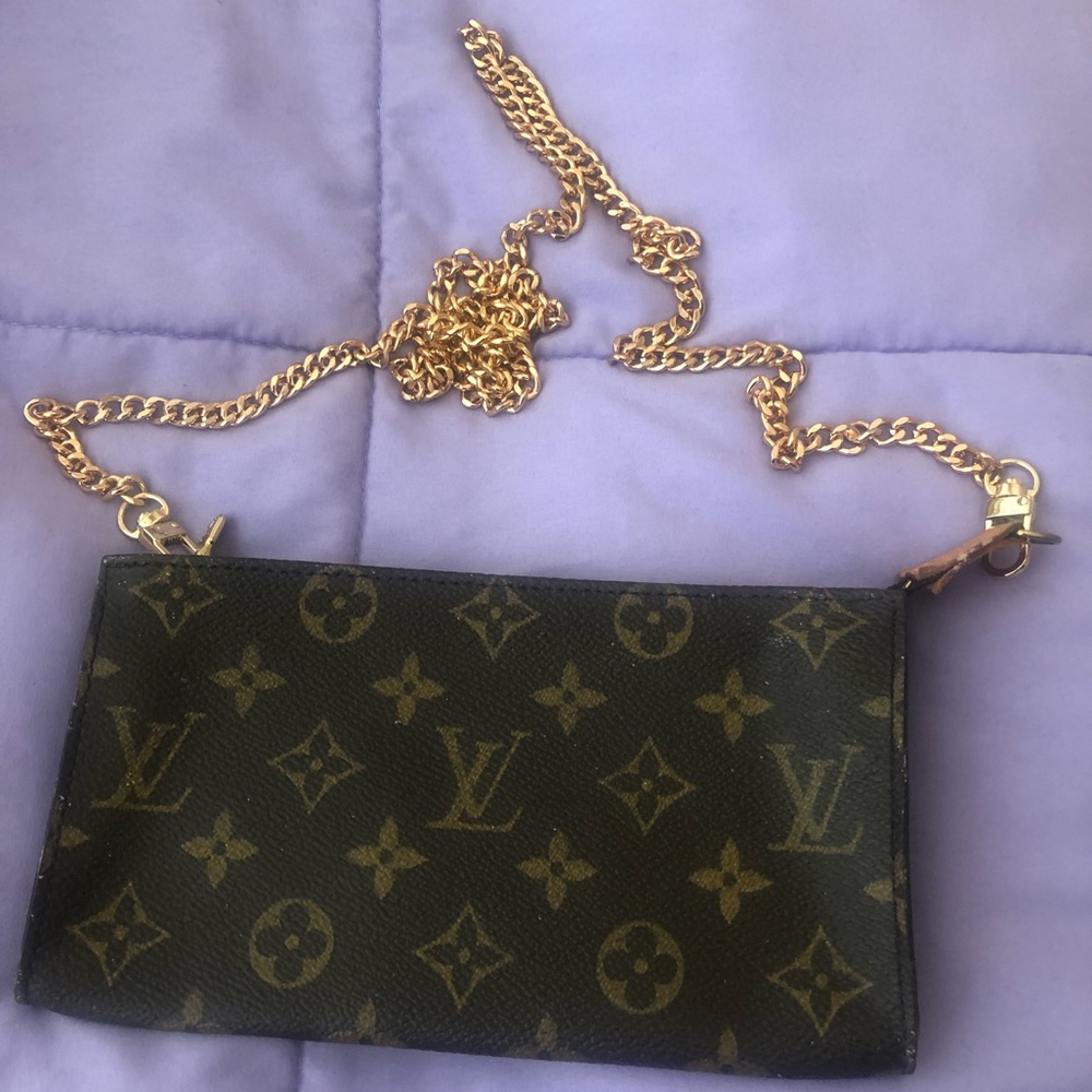 Authentic LV monogram canvas pouch